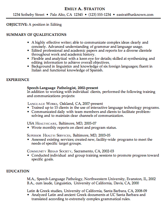 Do good job resume