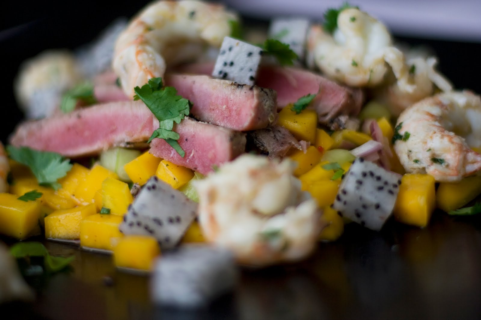 The Icelandic Amateur Chef Grilled Tuna with Mango Salsa