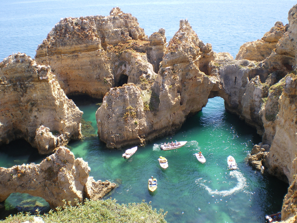 21+ Lagos Beach Algarve Portugal Background