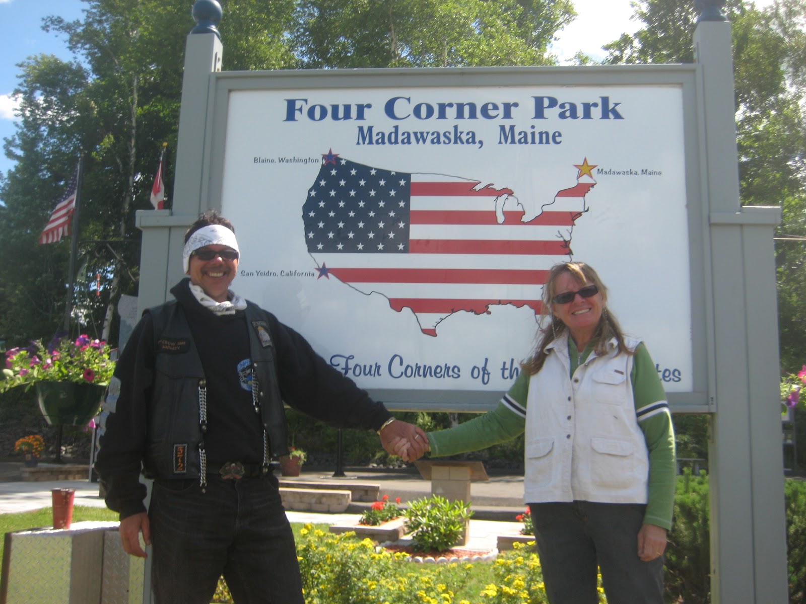 Lovers of Life Four Corner Park in Madawaska Maine