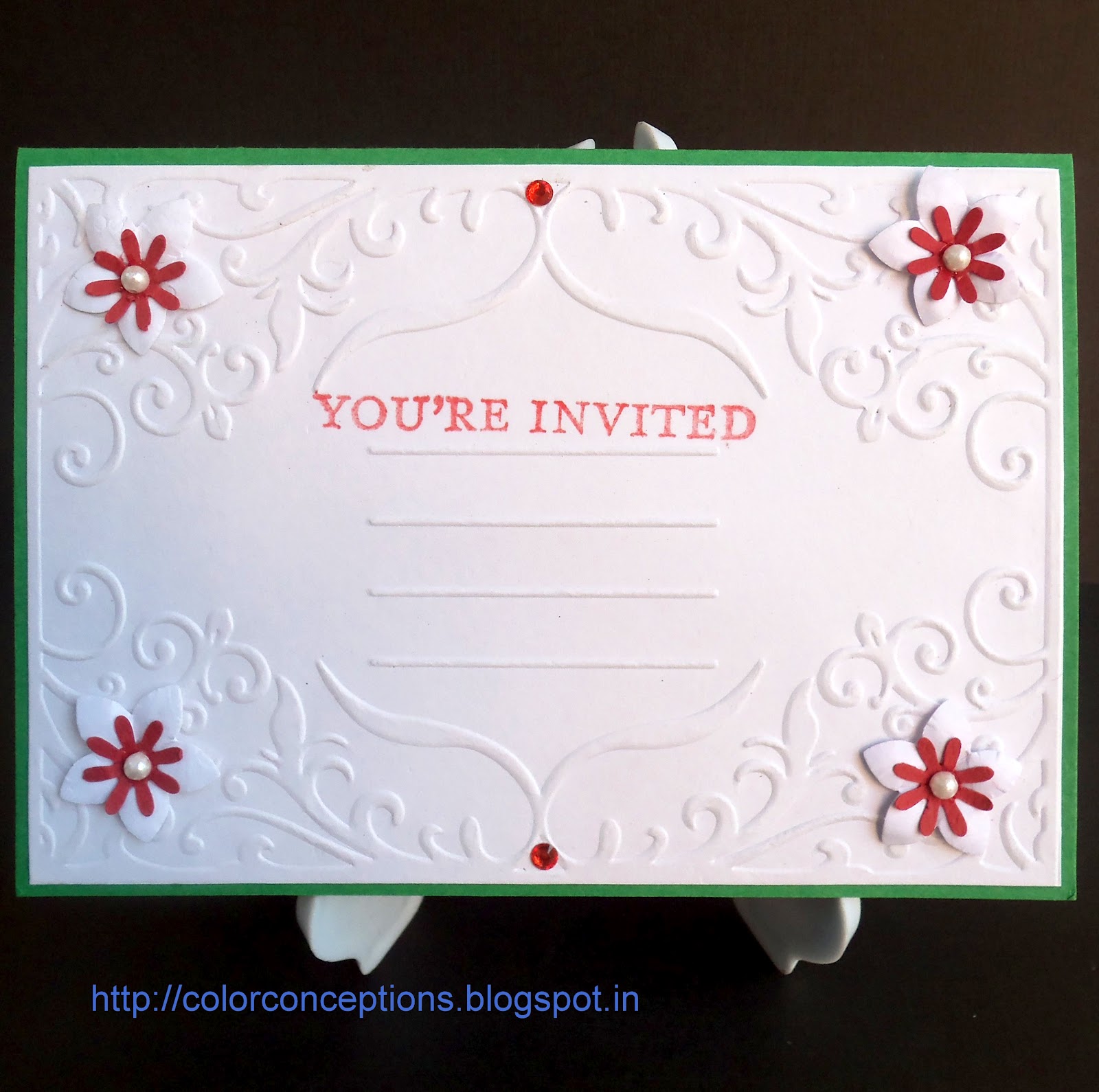 Color Conceptions Embossed cards