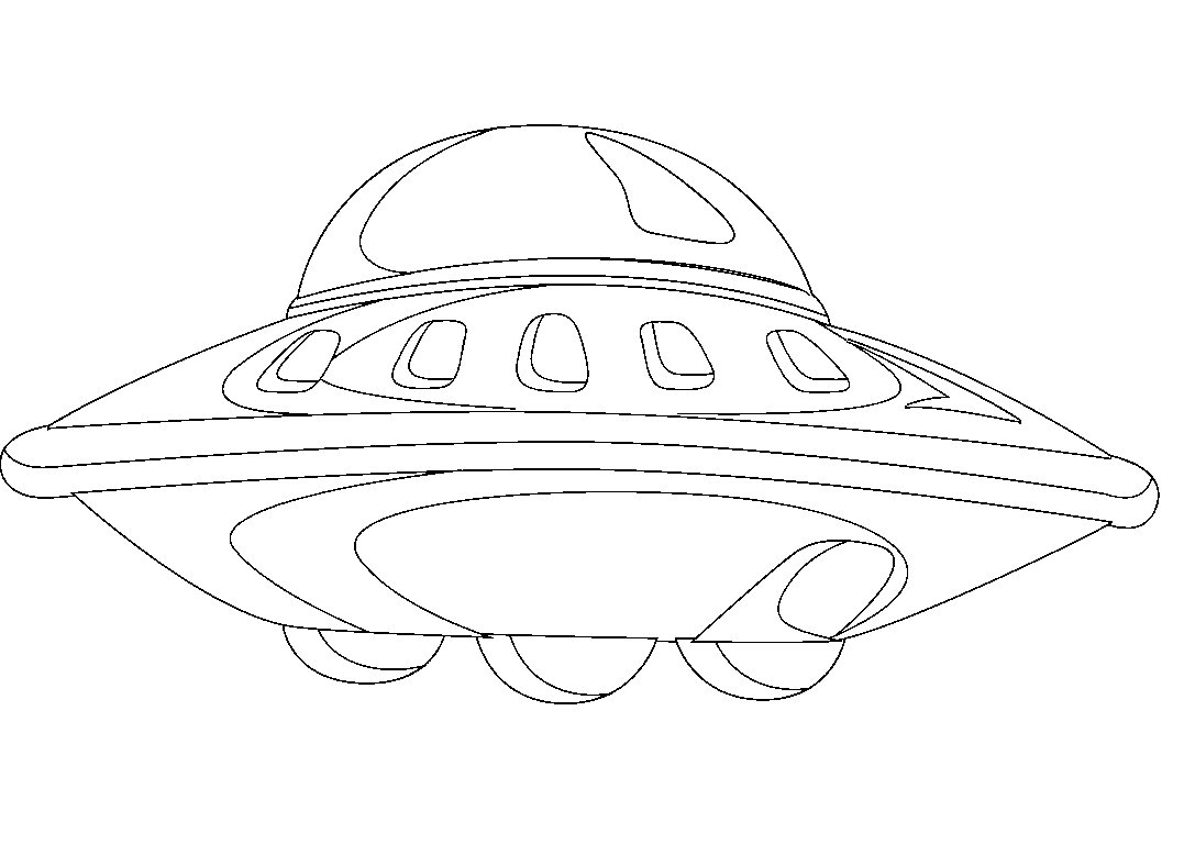 Ufo Coloring