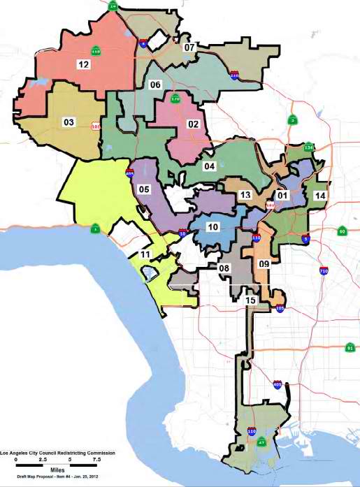 Los Angeles City Council District Los Angeles City Council District