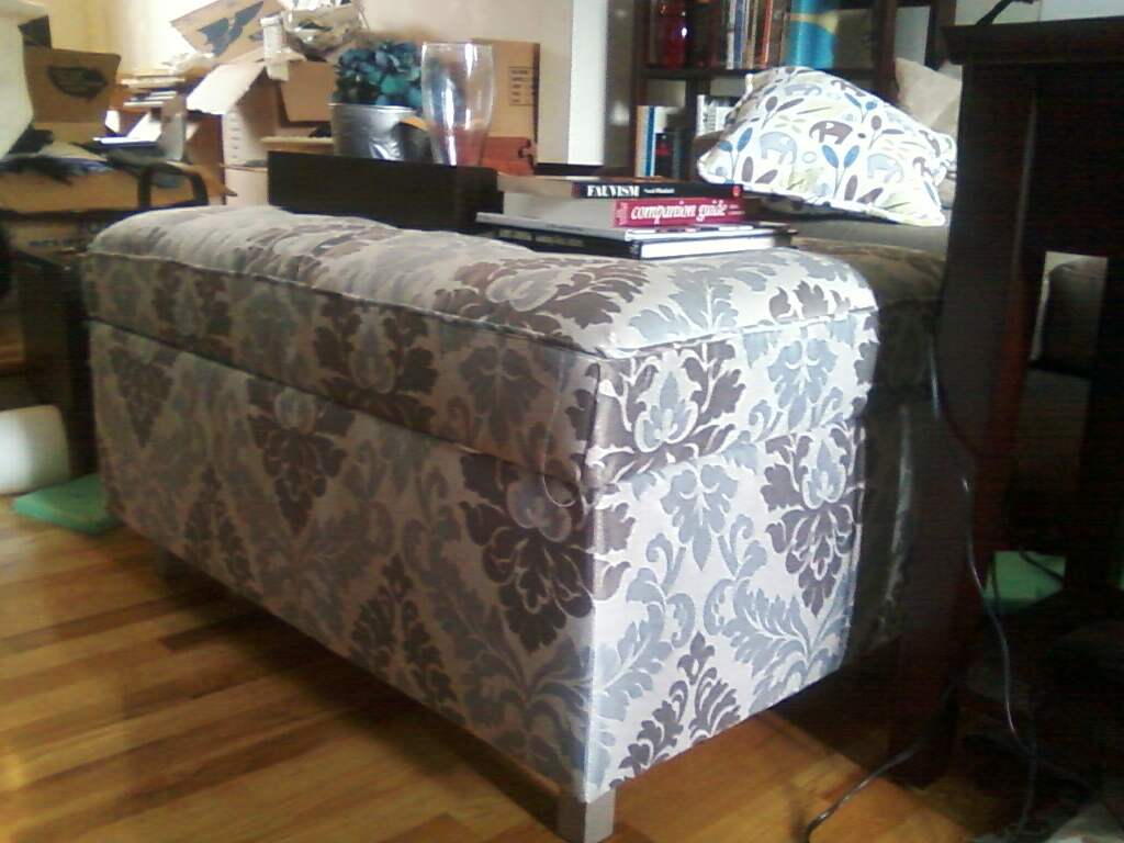  management, and racing for a cure for lupus: A DIY upholstered ottoman