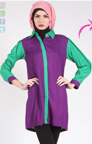 Contoh Desain Baju Muslim Modern Terbaru Contoh Desain Baju Muslim Modern Terbaru