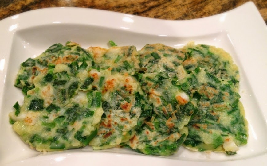 Simply Delicious Korean Shrimp and Garlic Chive Pancakes