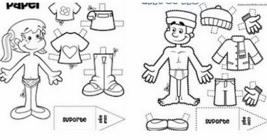 Recursos TIC para el aula de Educación Infantil: Recortables con ropa