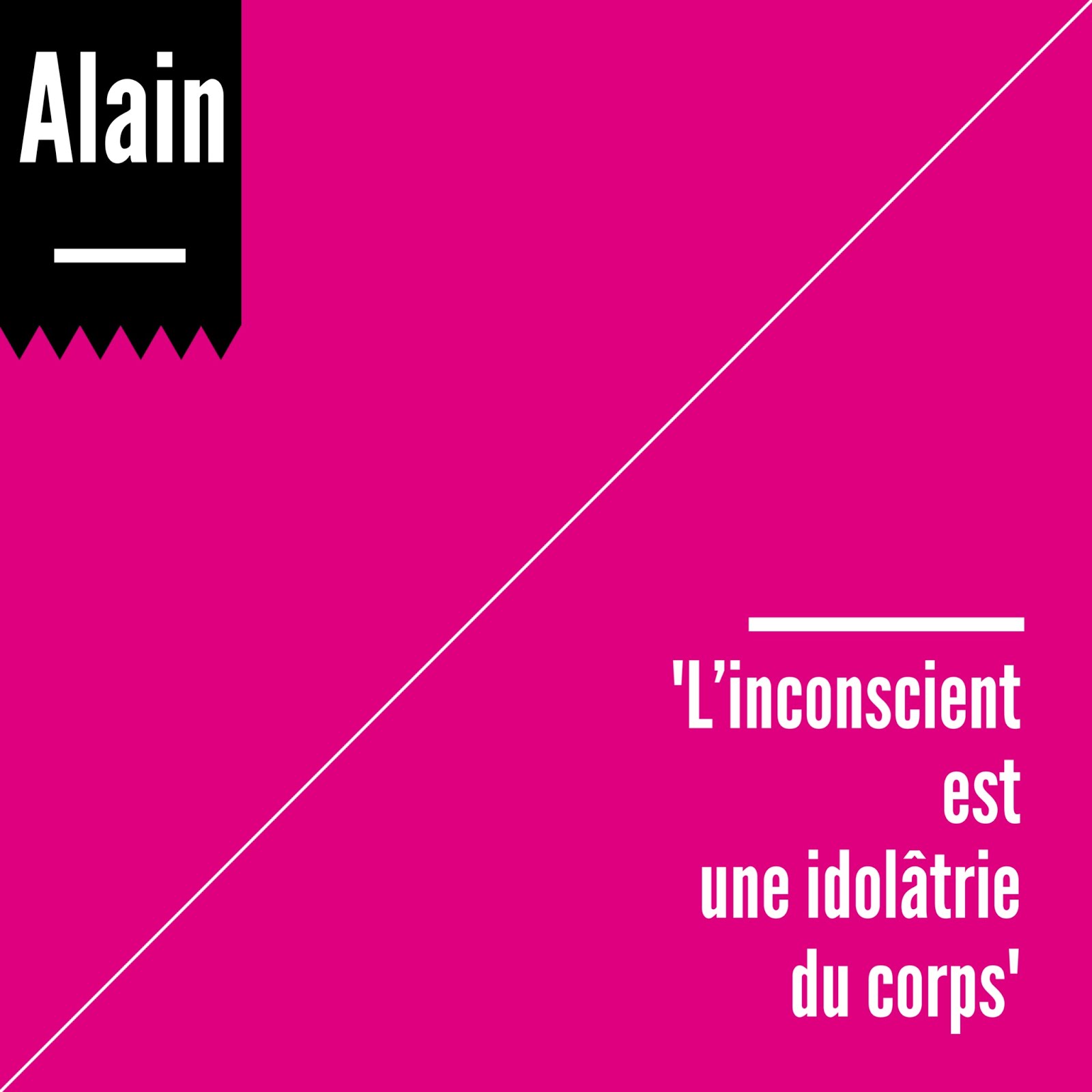 Philocite L Inconscient Est Une Meprise Sur Le Moi C Est Une Idolatrie Du Corps