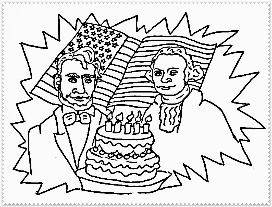 free coloring pages for president day