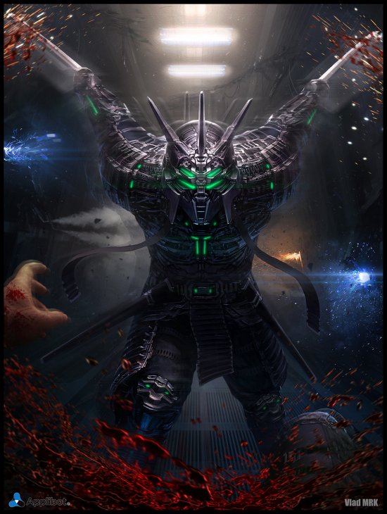 As incríveis e sombrias ilustrações de ficção científica e fantasia de Vlad Marica Vlad Marica VladMRK deviantart sombrias ilustrações ficção científica fantasia violenta sanguinária