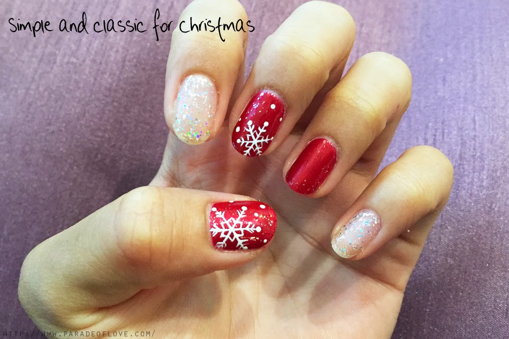 Dollhouse Nails Christmas Manicure Roanna Tan Paradeoflove