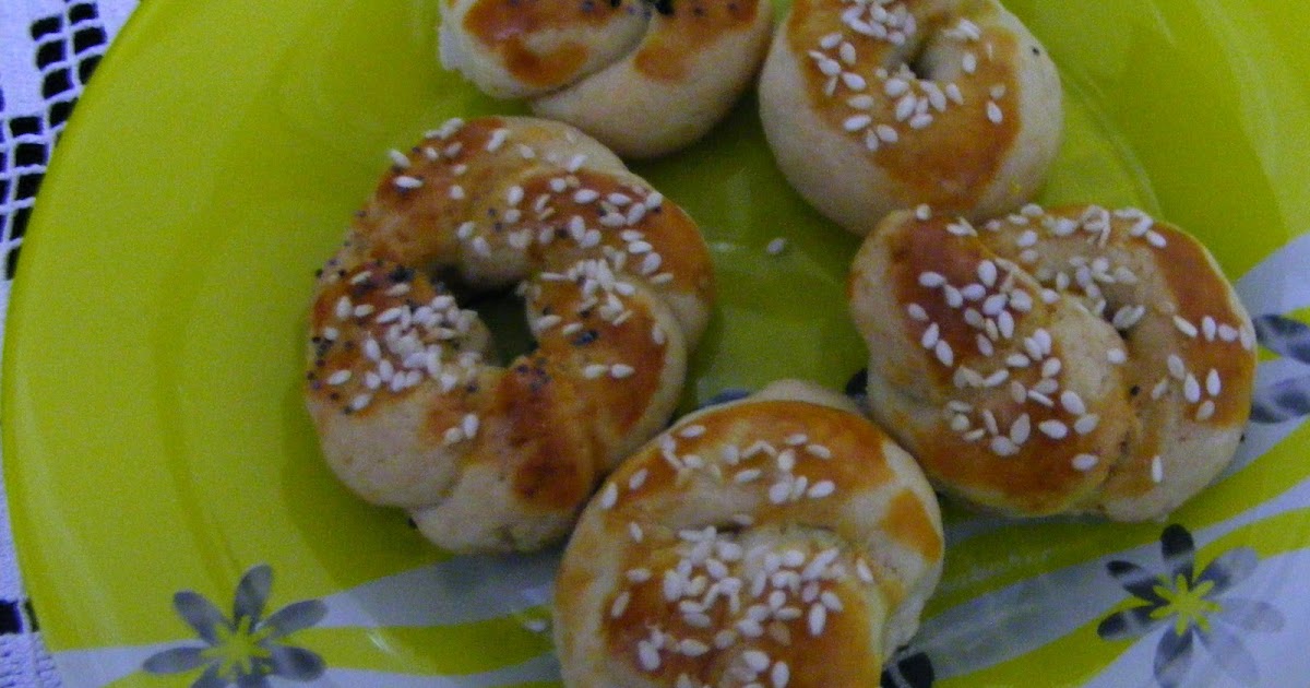 İpeğinminikelleri Mahlepli tuzlu kurabiye.
