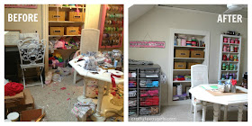 Organizing a craft room using Elfa