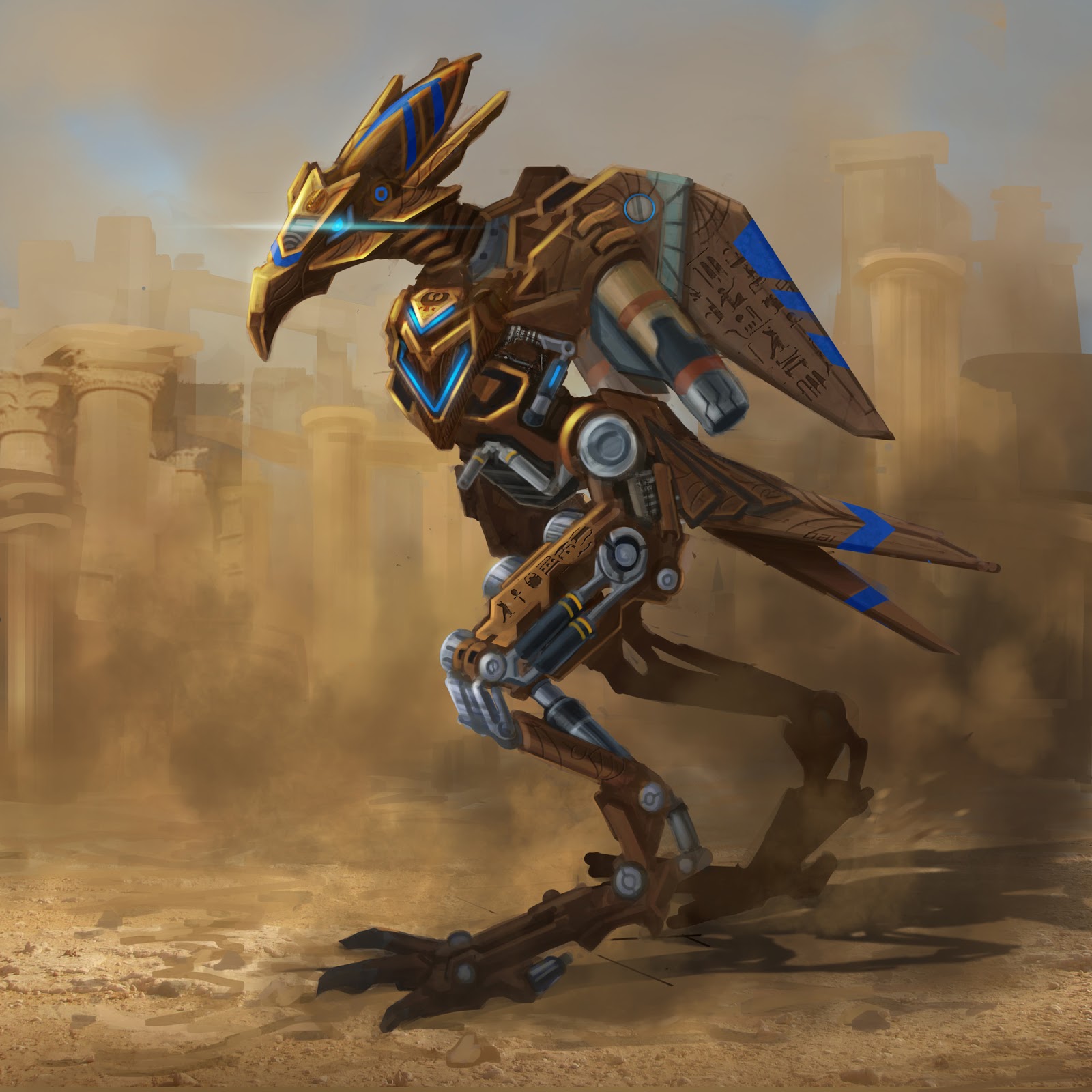 Art of Mohamed Baki Falcon BioMech