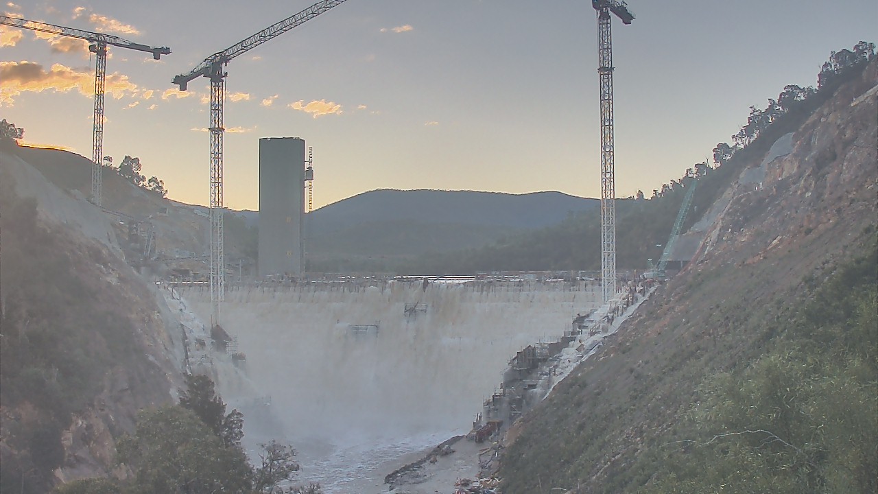 kae's bloodnut blog Cotter Dam, ACT, construction site live cam