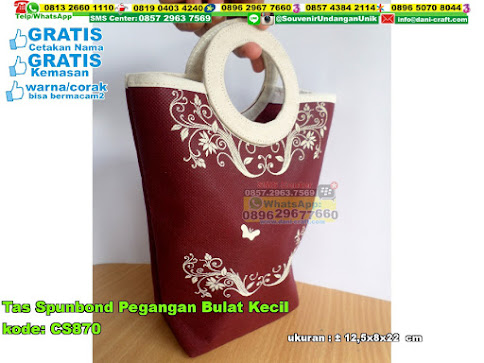 Tas Spunbond Pegangan Bulat Kecil