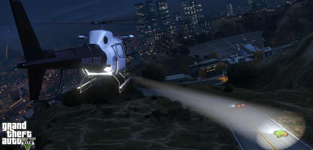 GTA 5 Helicopter Searchlights Tip