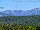 La Serra del Moixeró des del Bosc de Coromines La Serra del Moixeró des del Bosc de Coromines