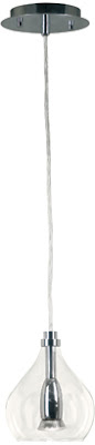 Kenroy Home 80490CH Bubbles 1 Light Mini Pendant Chrome