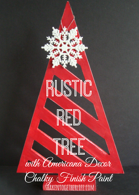 Rustic Red Tree