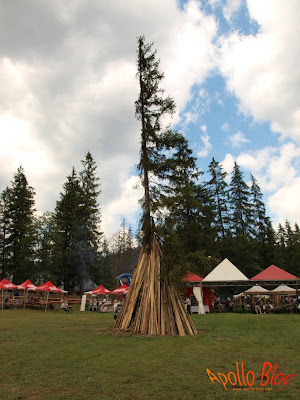 Foc de tabara la Borsec