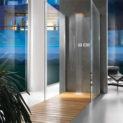 Bathroom Designs Photos on Bathroom Interior Designs Ideas Wood Shower Floor And Head Design
