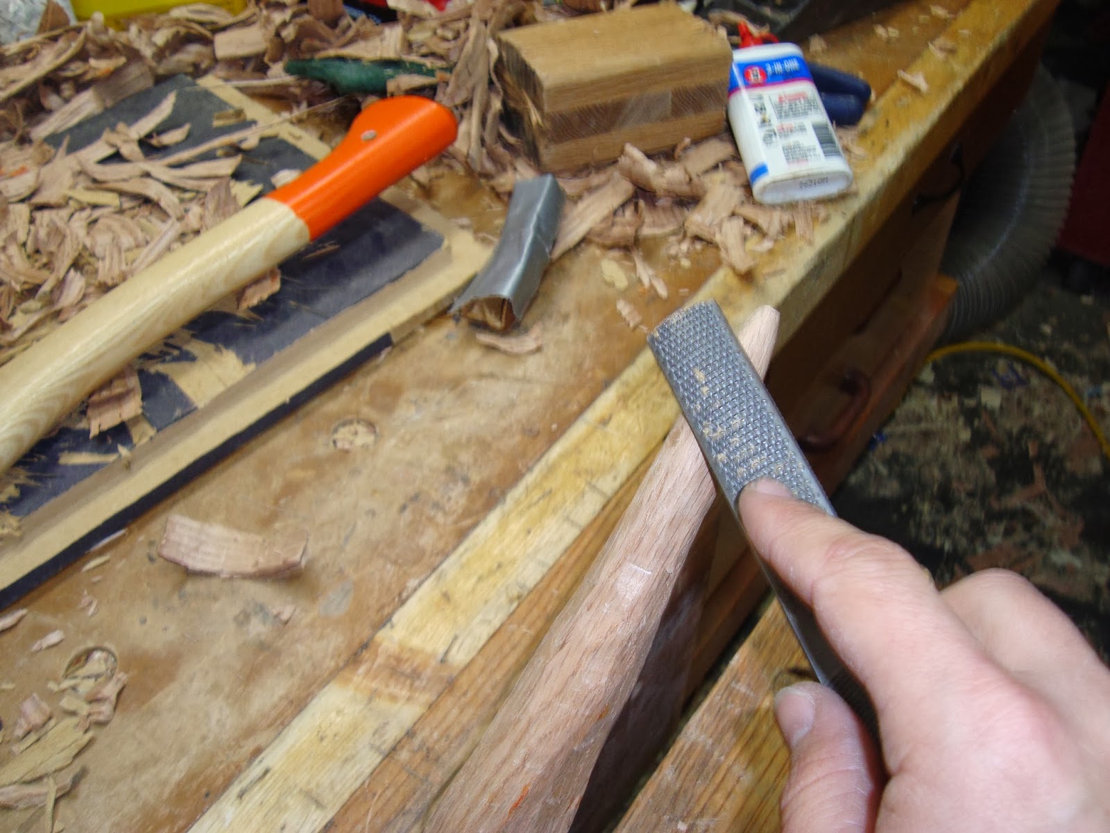Brotherwood Make A Chisel Handle from Firewood