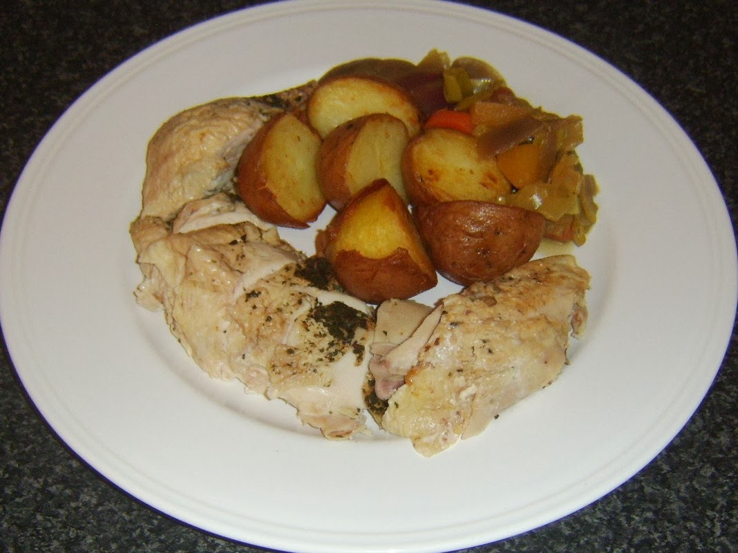 What Should I Have for Dinner Tonight? Roast Chicken with Pork, Sage
