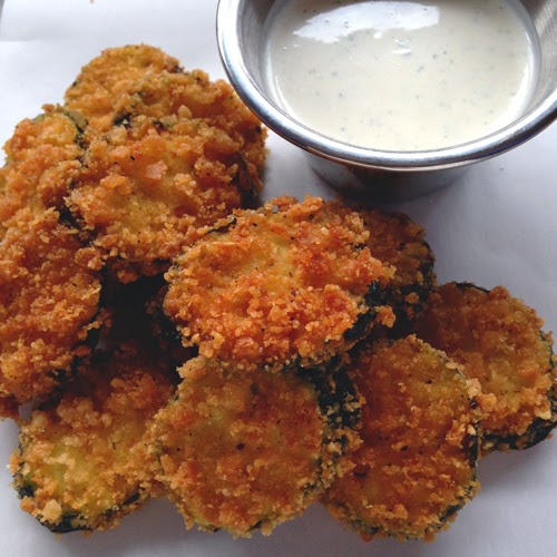 Food Pusher Fried Zucchini (Gluten Free)