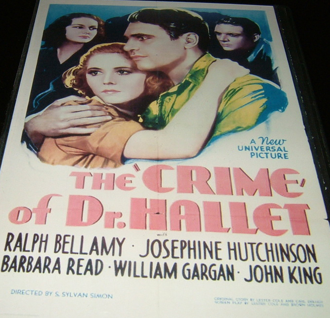 The Crime Of Doctor Hallet [1938]