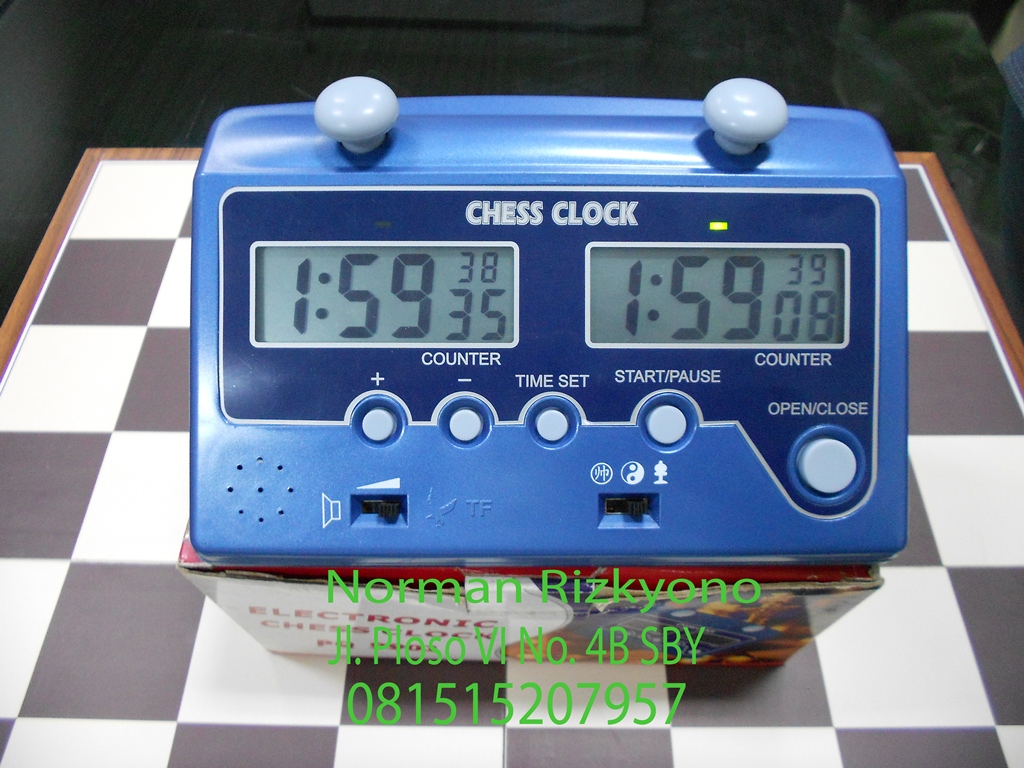 JAM CATUR DIGITAL ELECTRONIC CHESS CLOCK DT 08 PQ 9901 JUAL