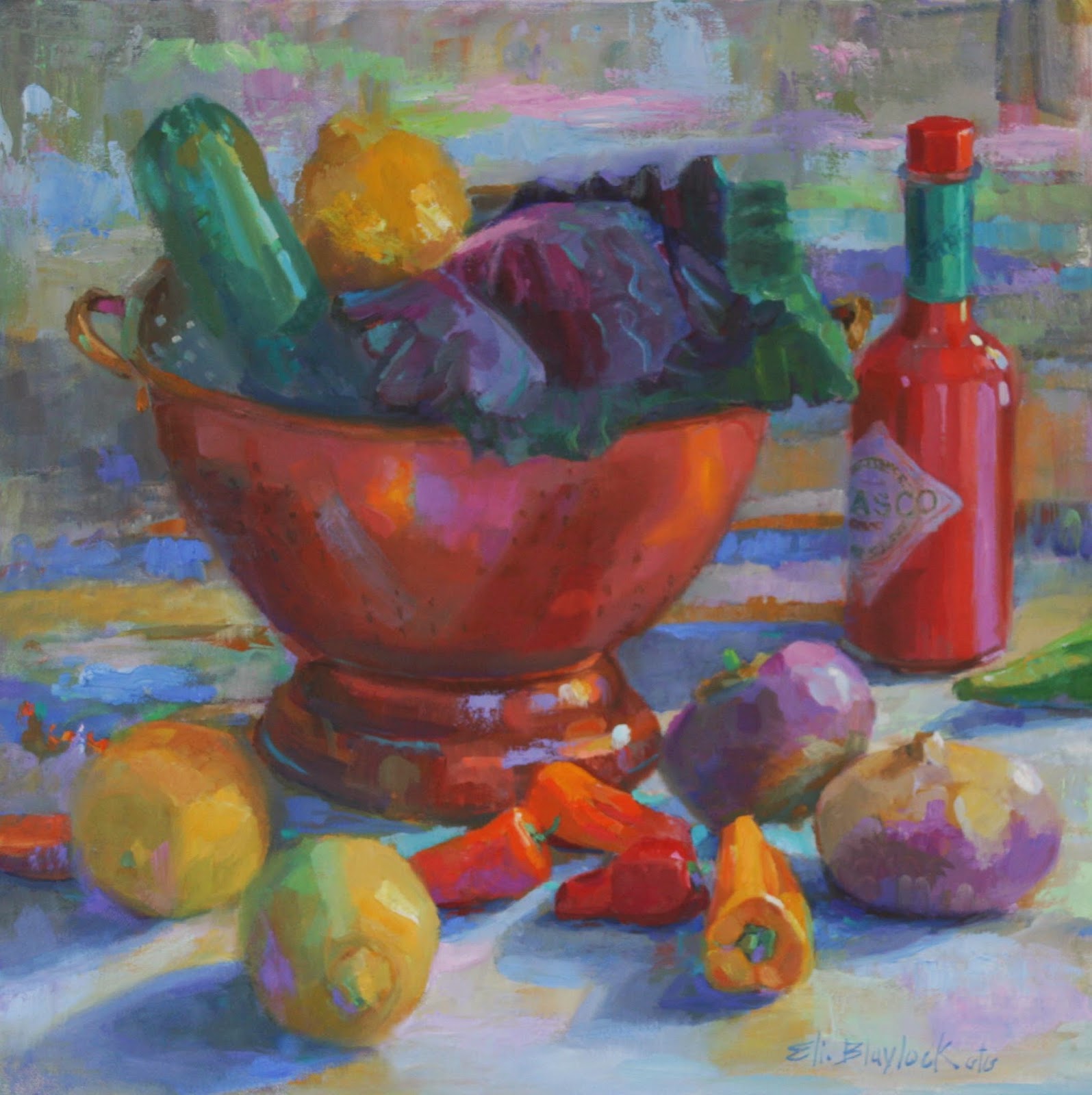 Daily Paintings By Elizabeth Blaylock, American Impressionist COPPER