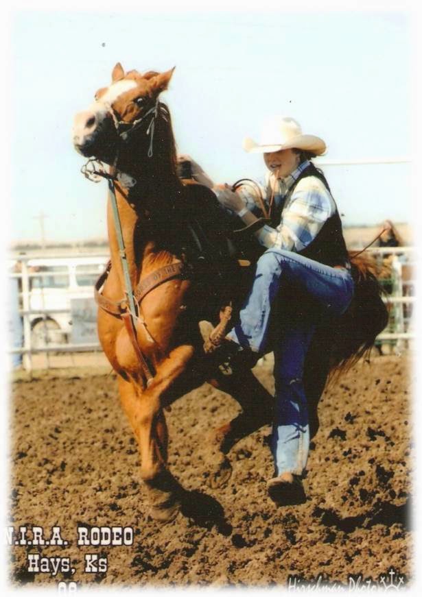 Wordless Wednesday: My Favorite Rodeo Pictures Goat tying at Hays, KS
