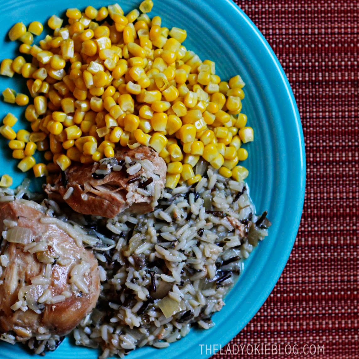 The Lady Okie CrockPot Chicken & Wild Rice (aka Jordan's new favorite