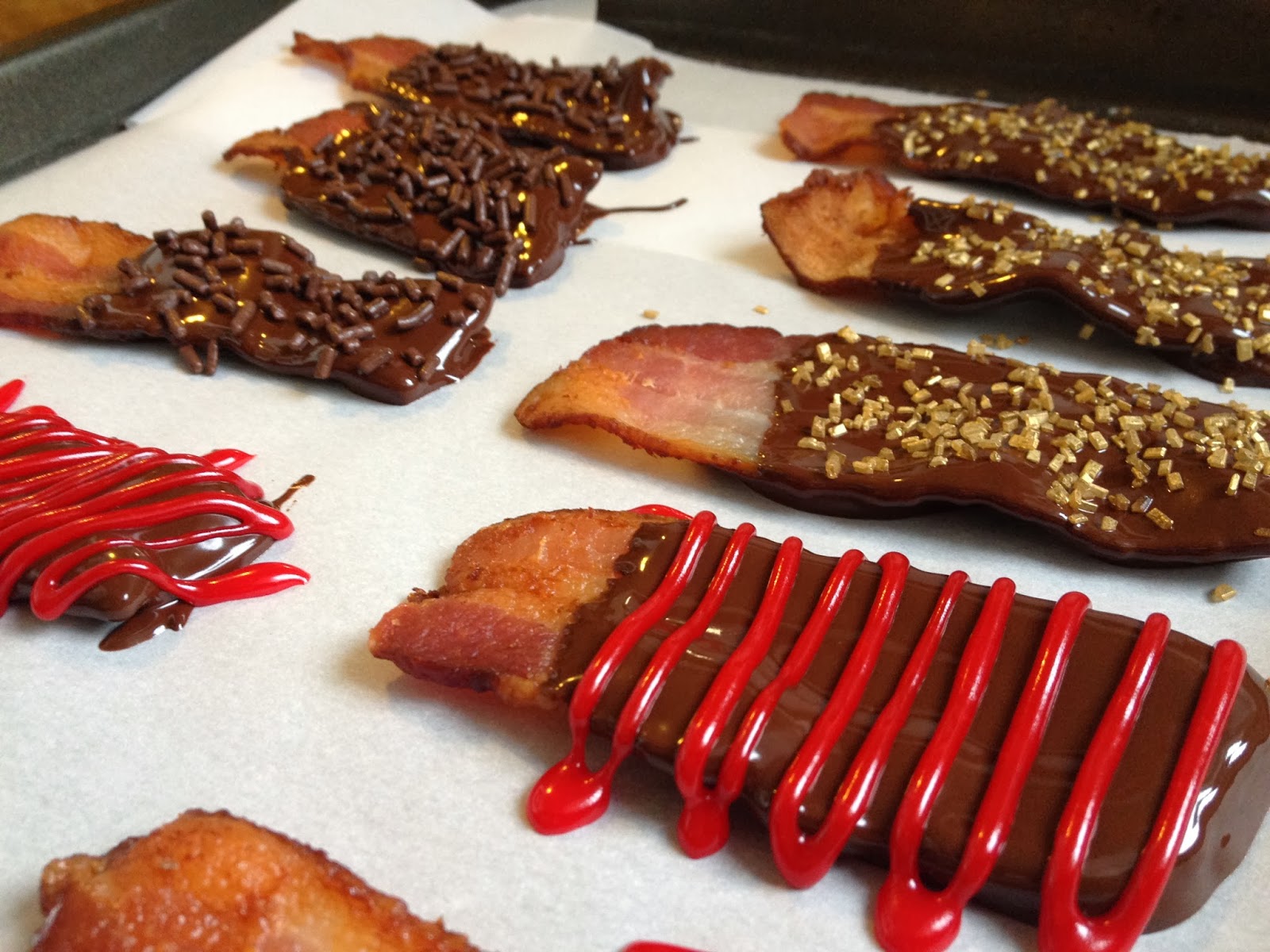 ChocolateDipped Bacon Stress Baking