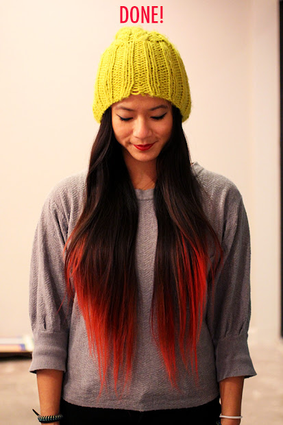 diy dip dye koolaid hair tutorial
