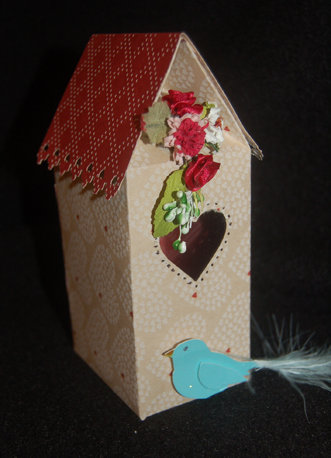 Lynn's Craft Blog Valentine Birdhouse Treat Box