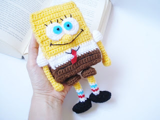 where can I find books on crochet patterns of spongebob square