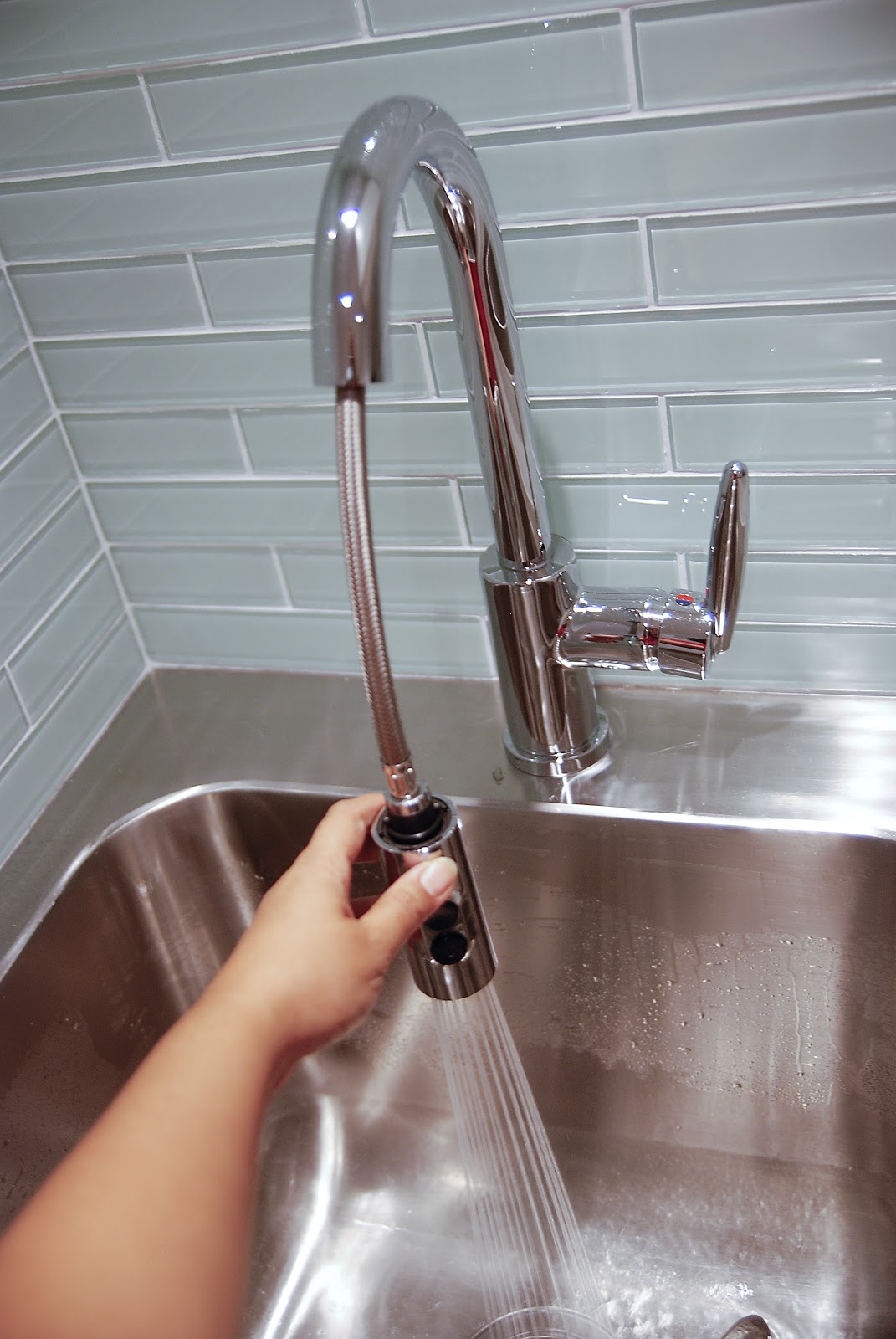 Glass Tile Laundry Room Backsplash Rambling Renovators