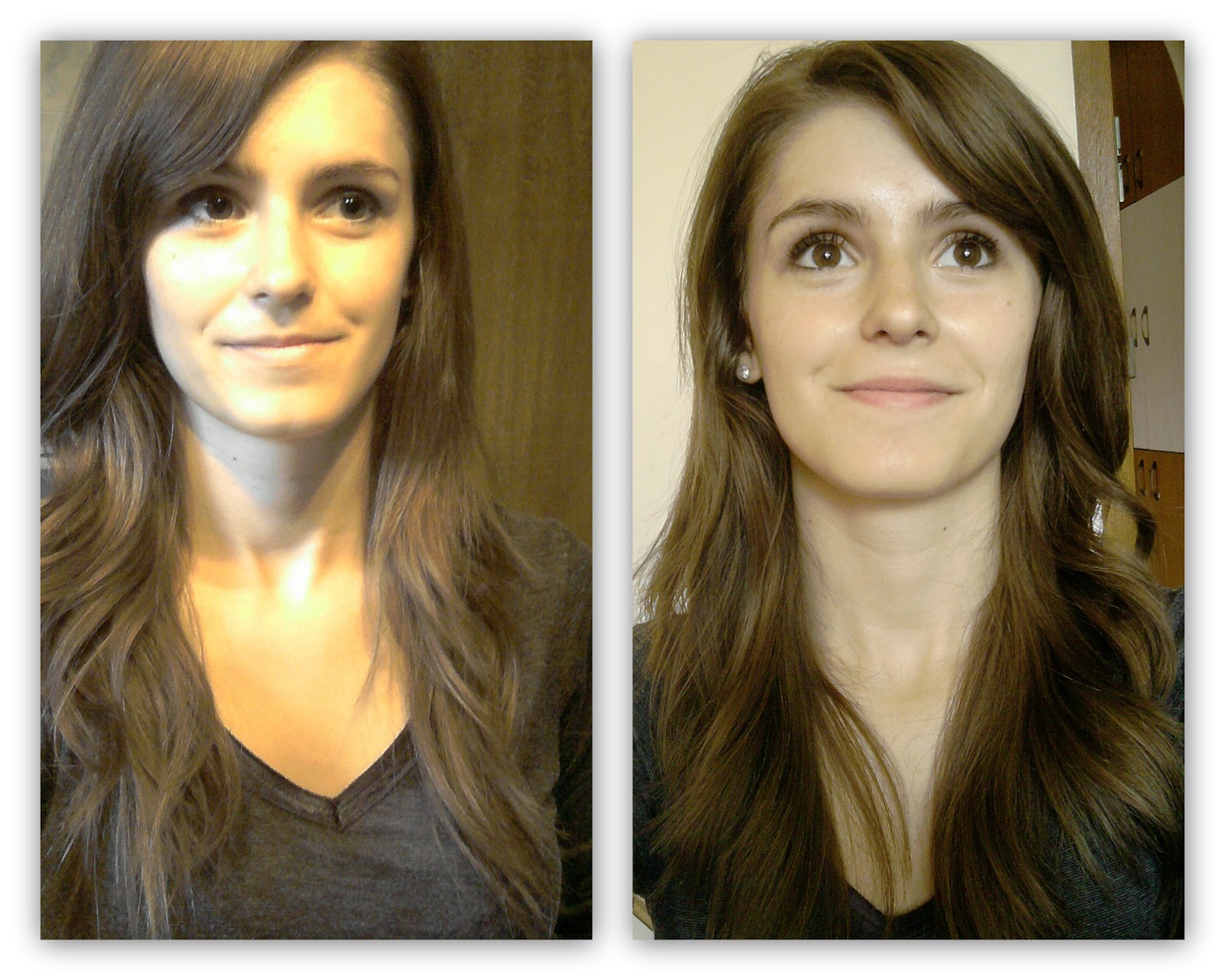 Cappuccino and Fashion: How to cut your own hair: layers & side swept bangs