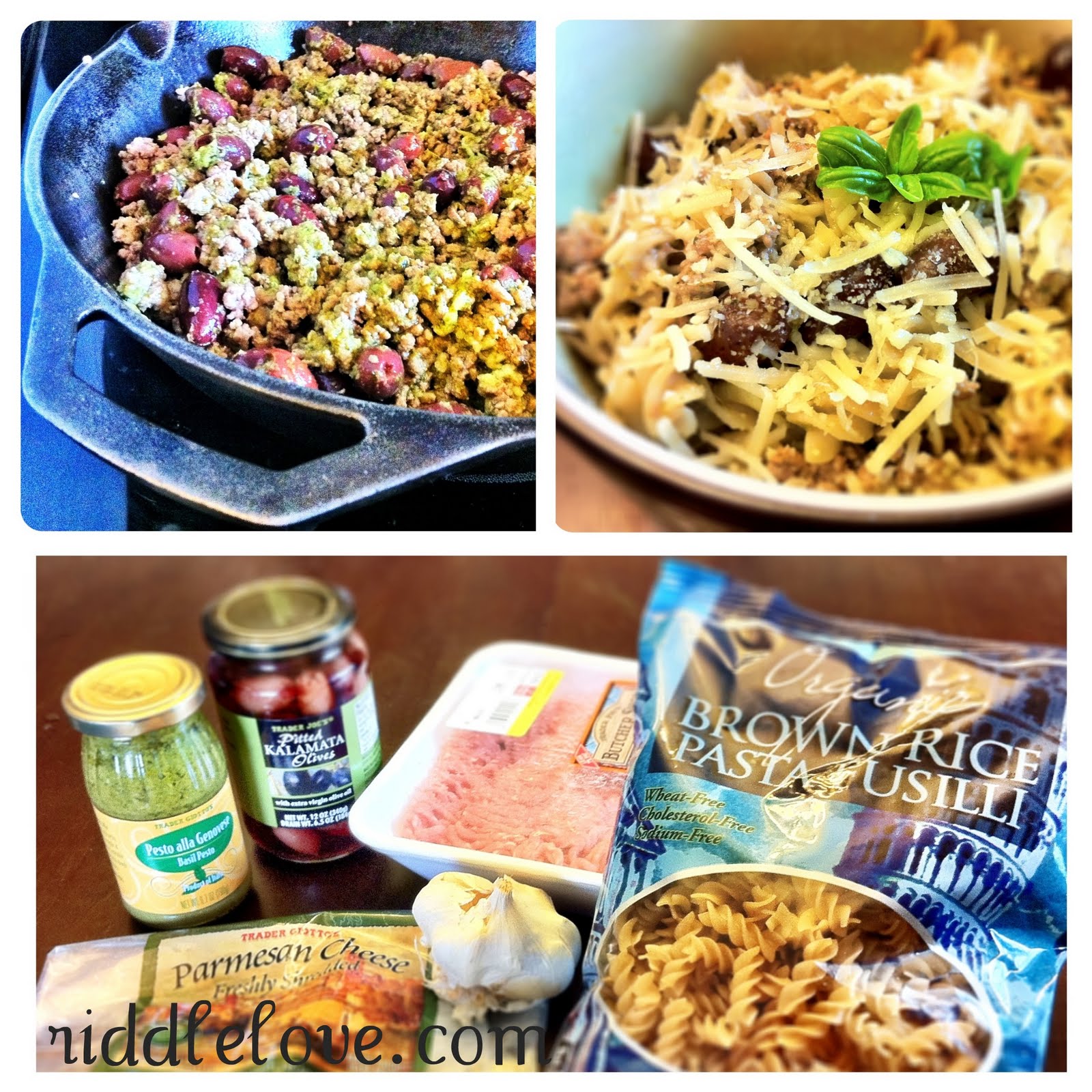 riddlelove GlutenFree Turkey Pesto Pasta A Recipe