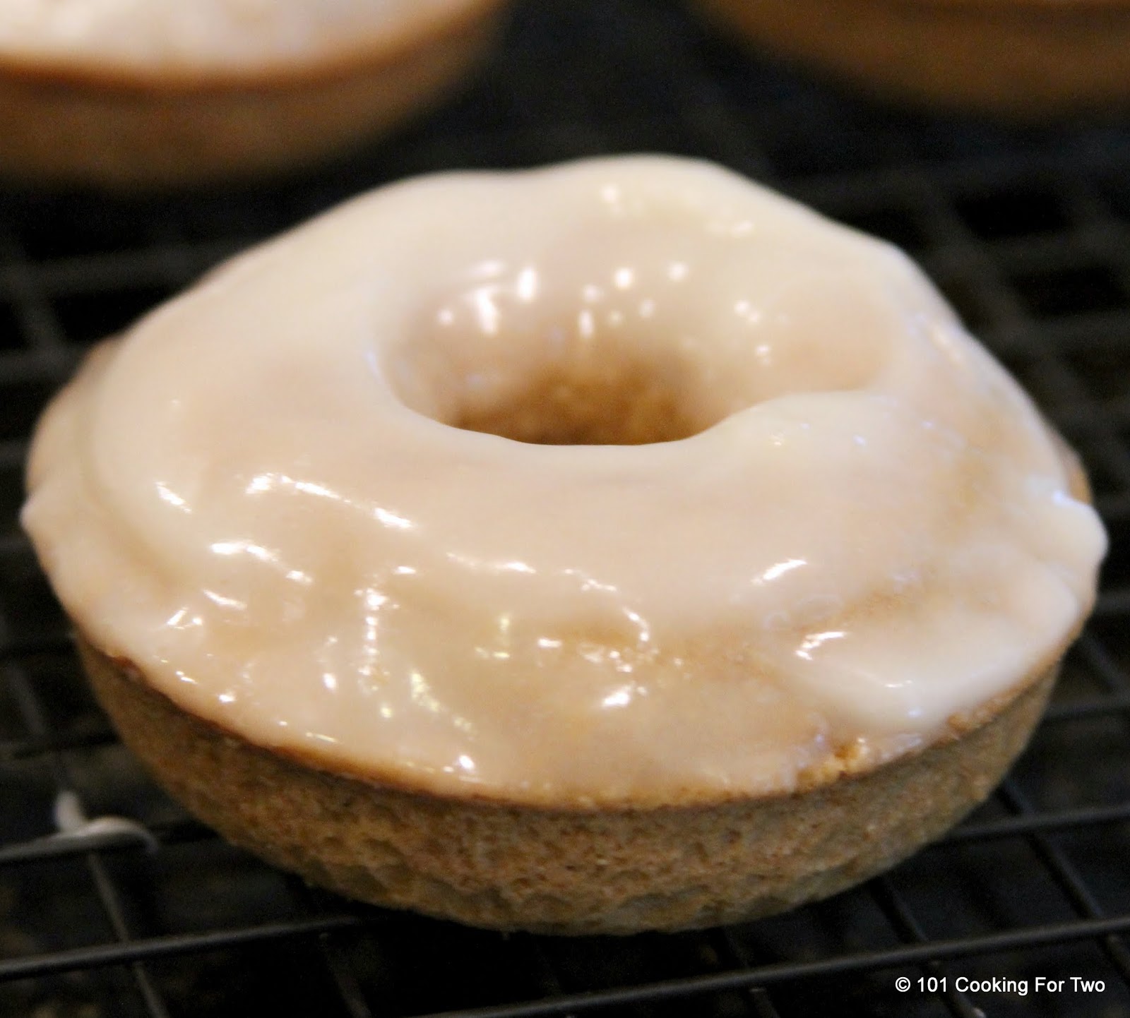 Cinnamon Roll Doughnut with Cream Cheese Frosting