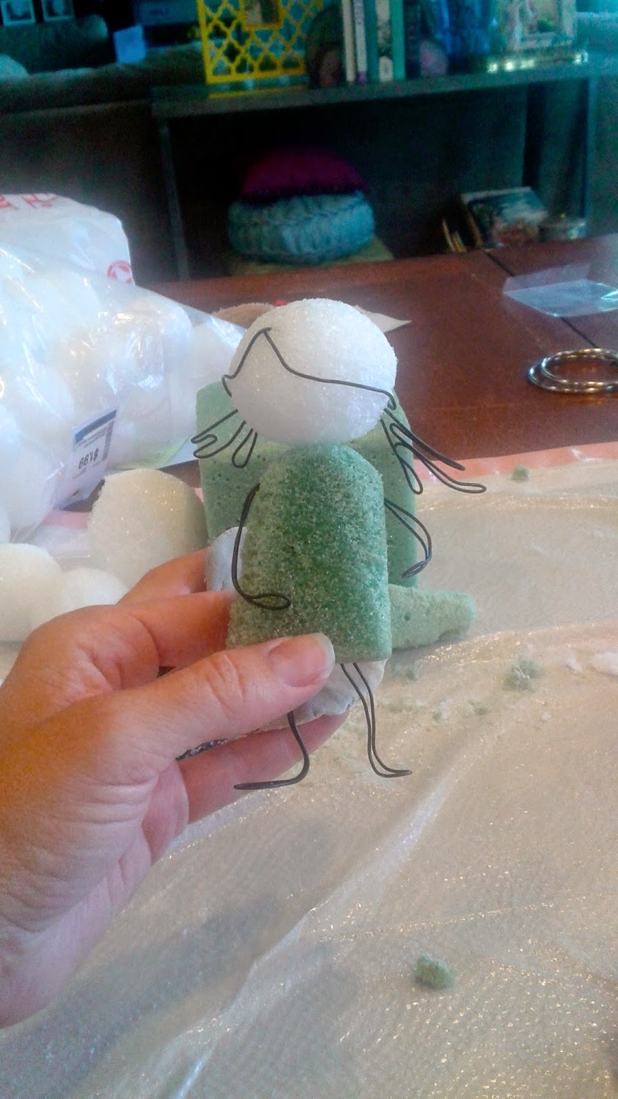 restlessrisa Halloween Paper Clay Doll Tutorial