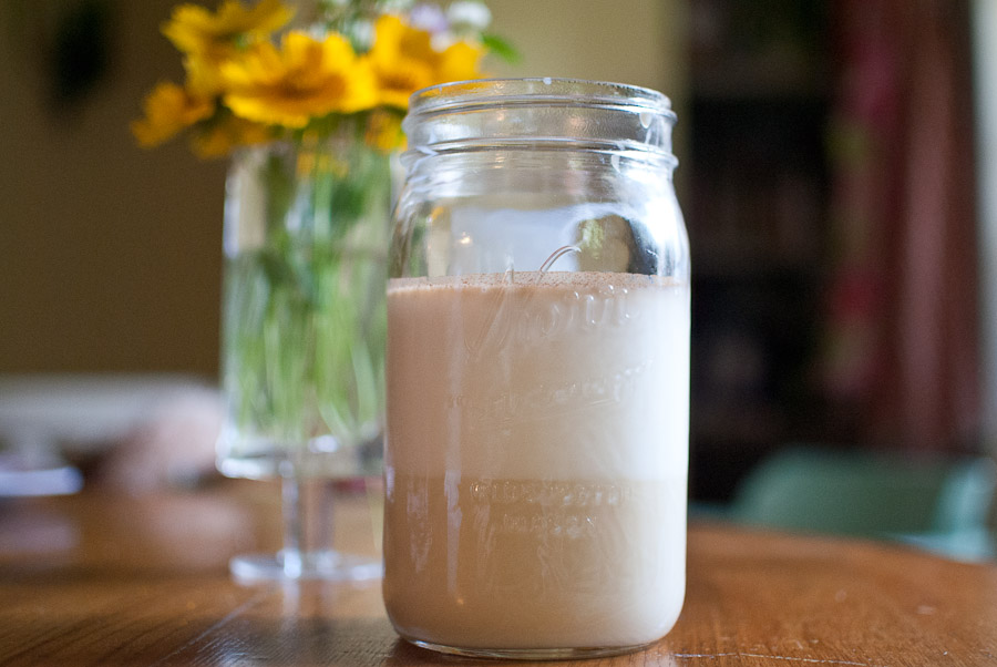 My Trash and Treasure homemade coffee creamer