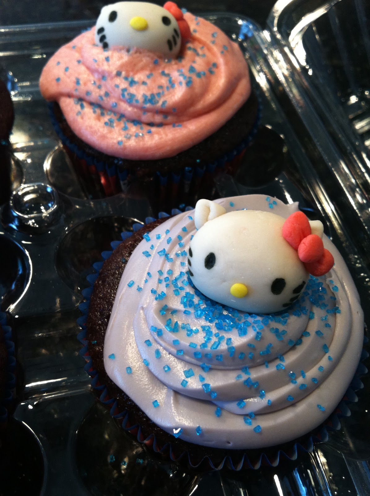 The Contemplative Creative Fondant Hello Kitty Cupcake Toppers