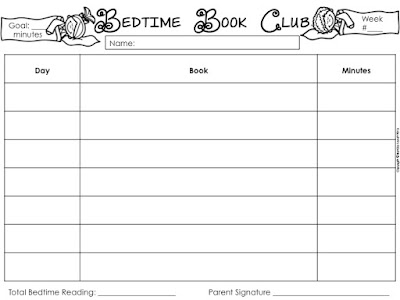 teaching seriously bedtime book club book club sign up sheet