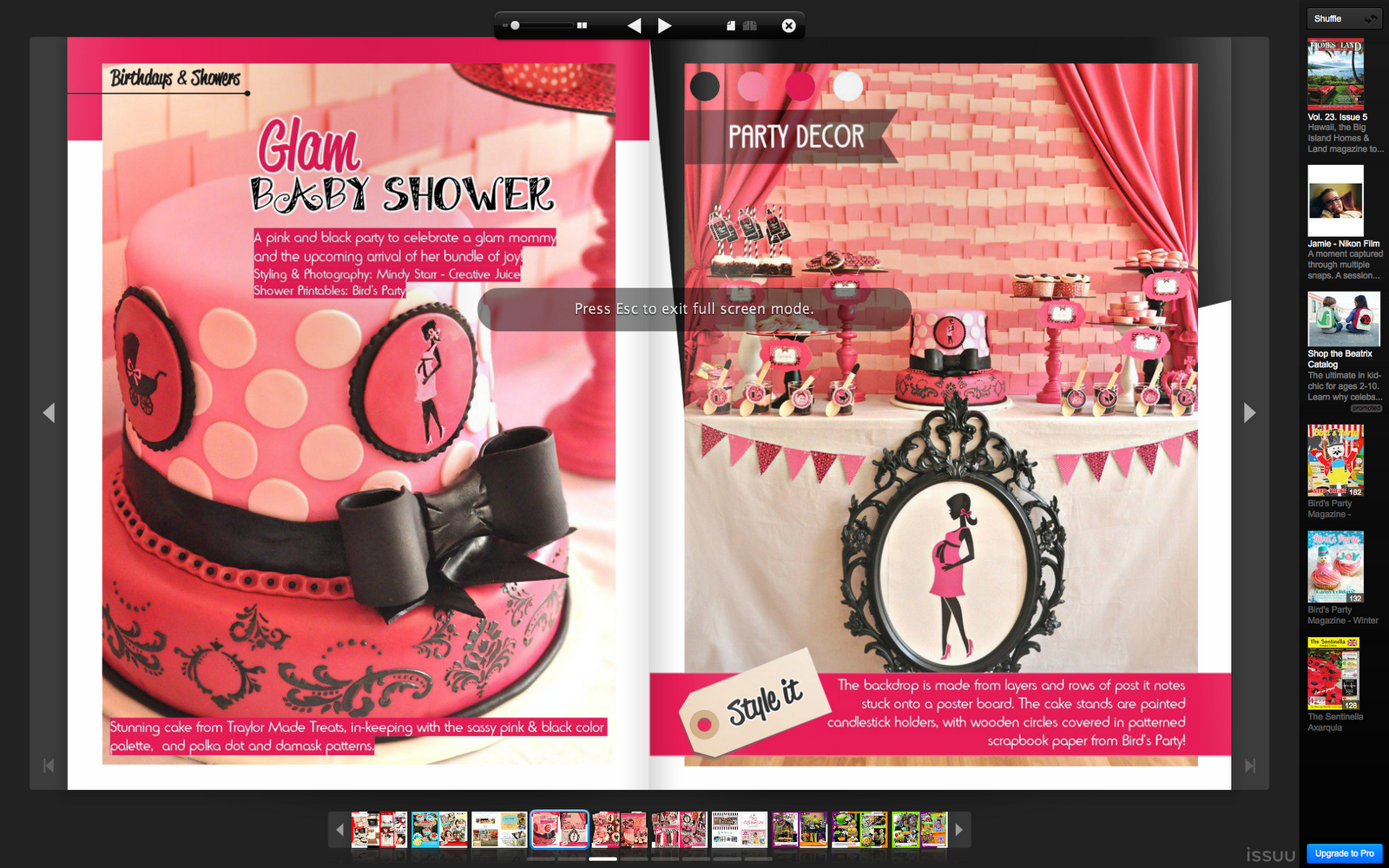 glam baby shower & the perfect gift