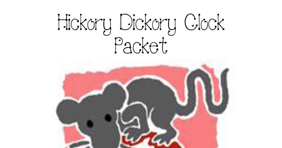 Classroom Freebies Hickory Dickory Clock Packet
