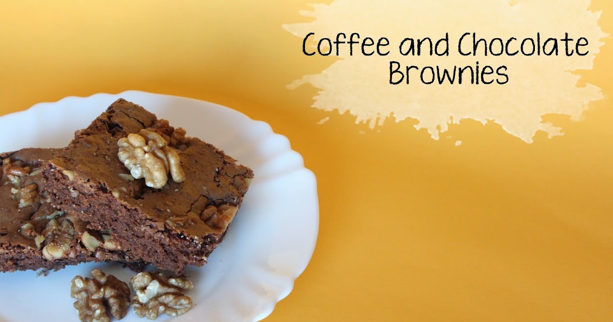 Coffee and Chocolate Brownies Curly Made