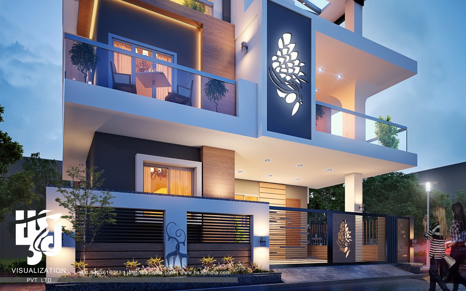 D Exterior Night Rendering D Exterior Night Rendering